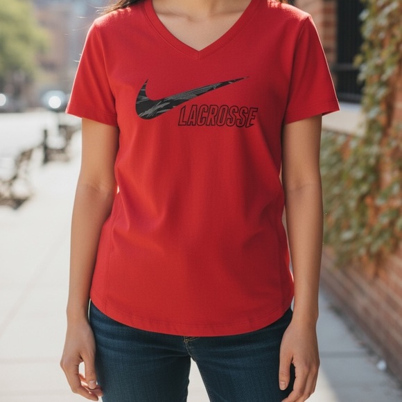 Women's Nike Dri-FIT Lacrosse scoop neck short sleeve shirt small - Picture 4 of 7